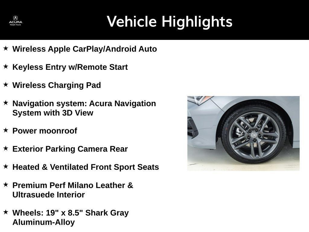 used 2025 Acura TLX car, priced at $46,128