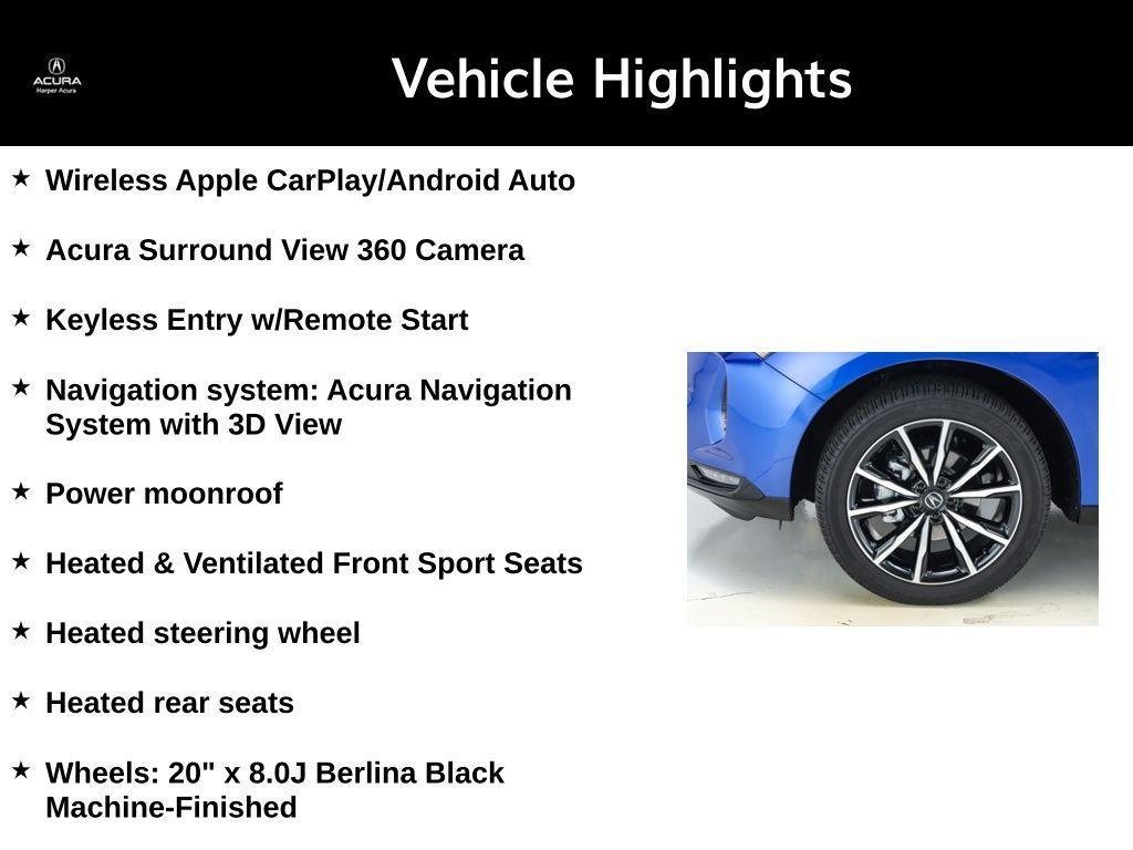 used 2025 Acura RDX car, priced at $49,388