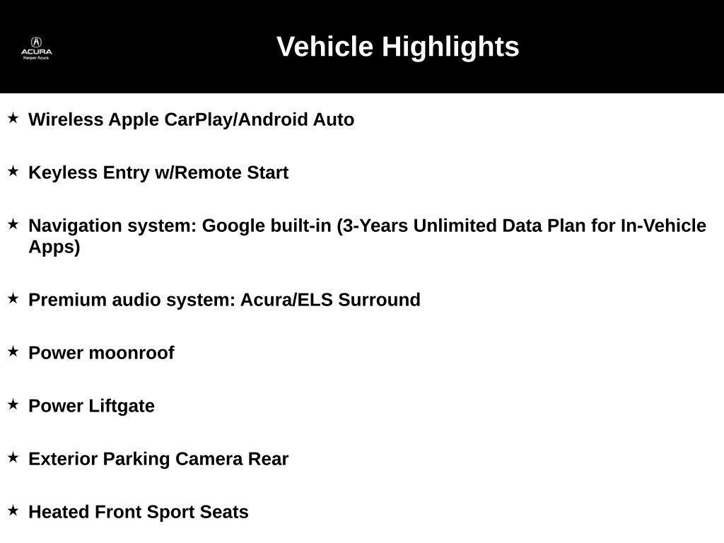 used 2025 Acura MDX car, priced at $54,164