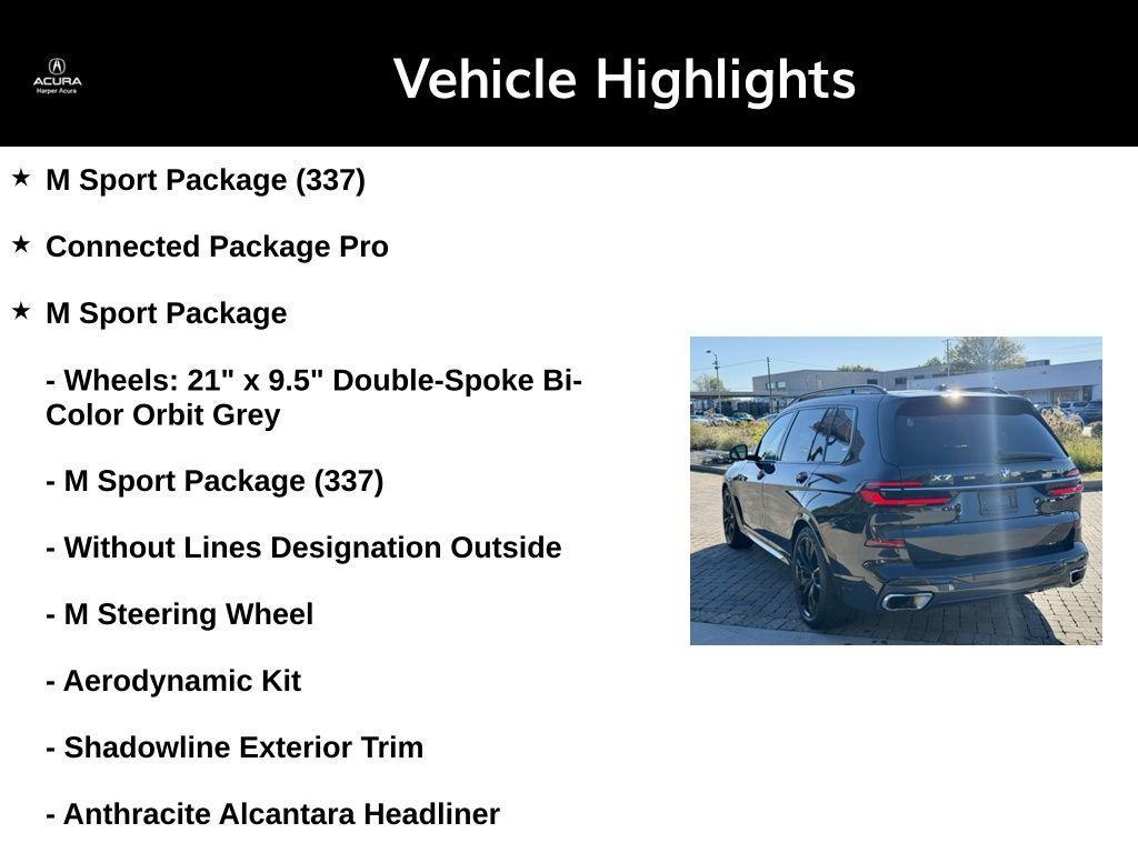 used 2024 BMW X7 car, priced at $72,988