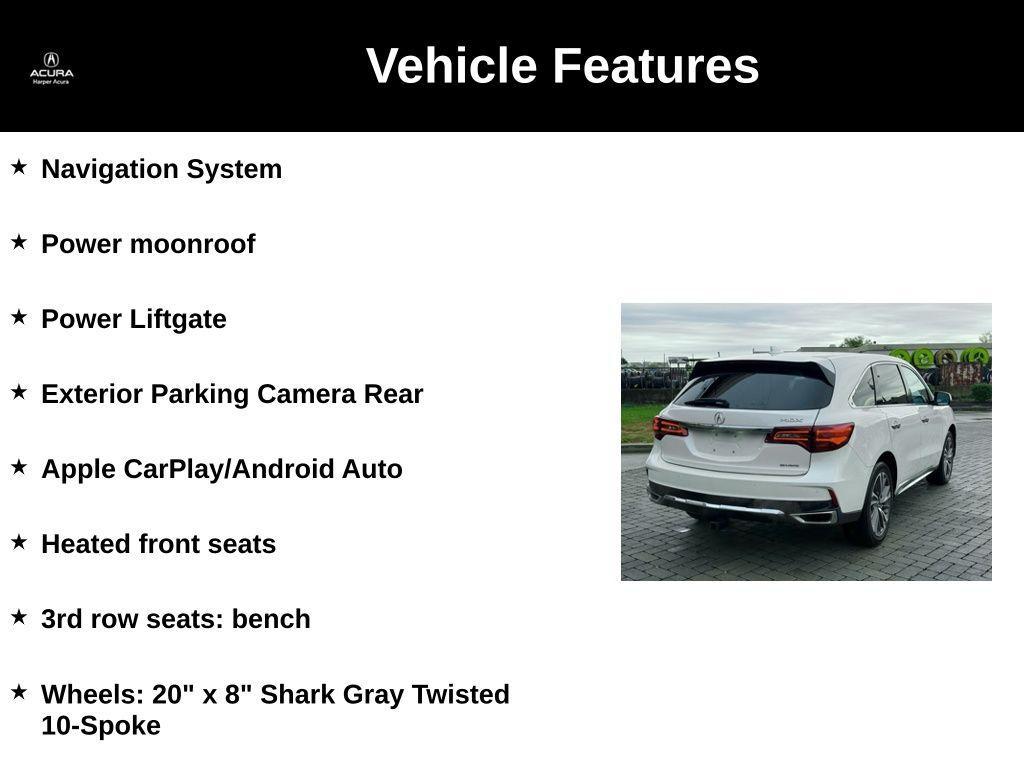 used 2020 Acura MDX car, priced at $30,513