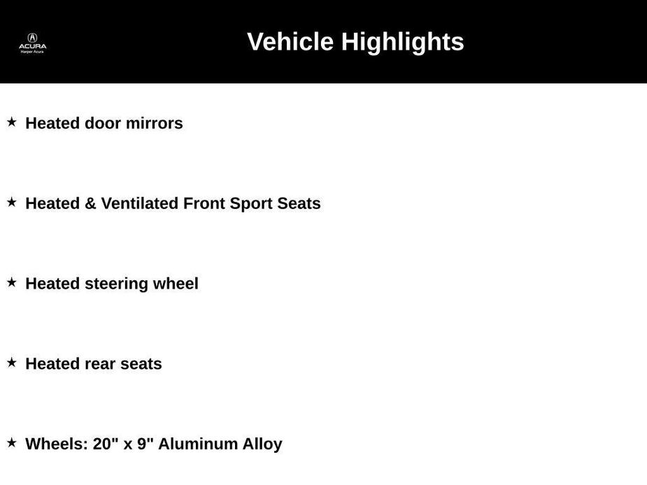 used 2023 Acura MDX car, priced at $52,196