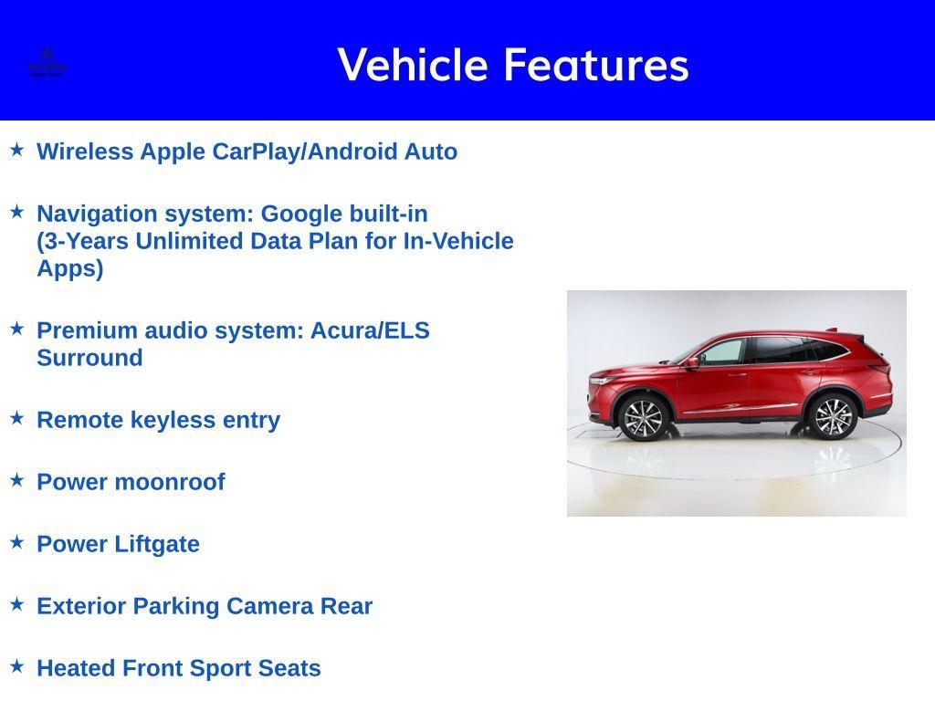 used 2025 Acura MDX car, priced at $55,143