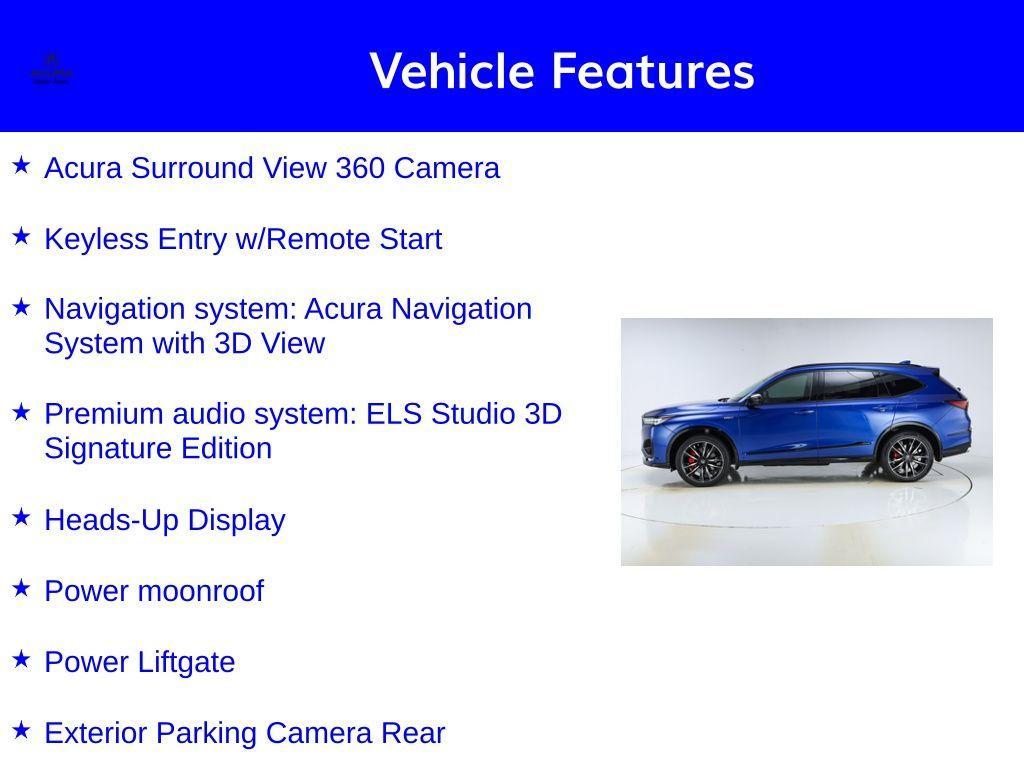used 2024 Acura MDX car, priced at $62,830