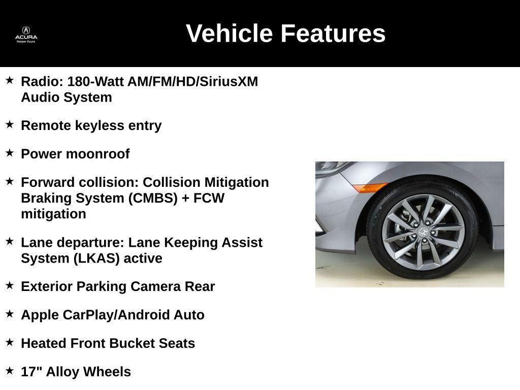 used 2021 Honda Civic car, priced at $20,911