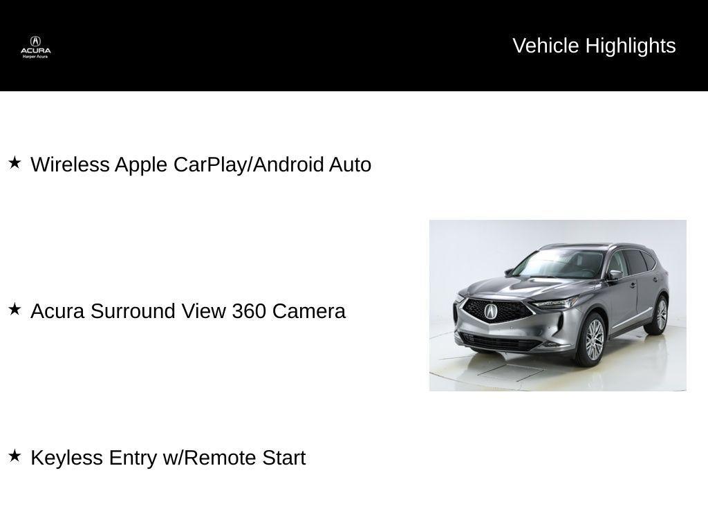 used 2022 Acura MDX car, priced at $46,422