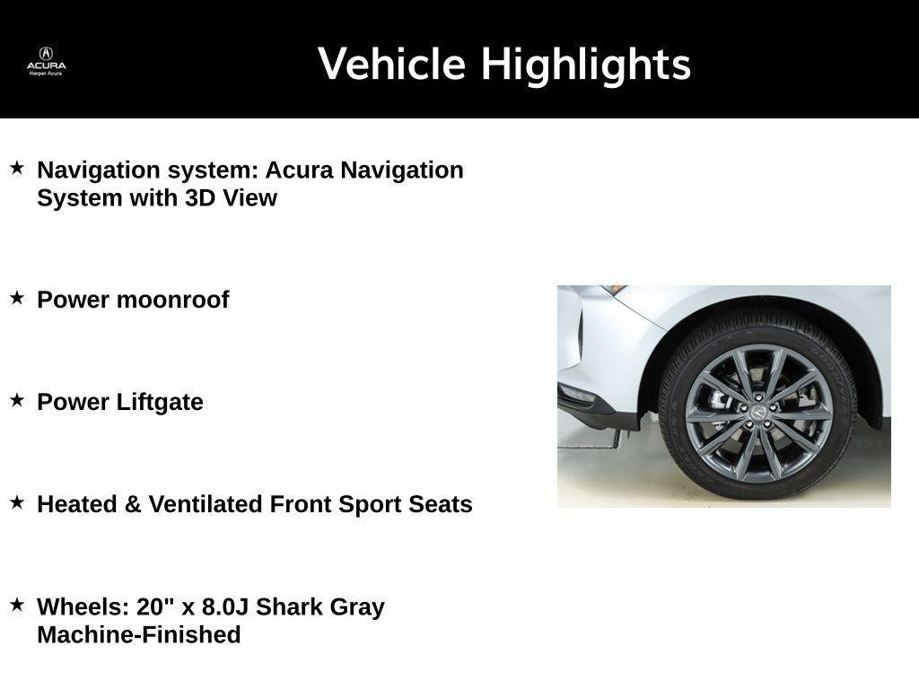 used 2025 Acura RDX car, priced at $45,350