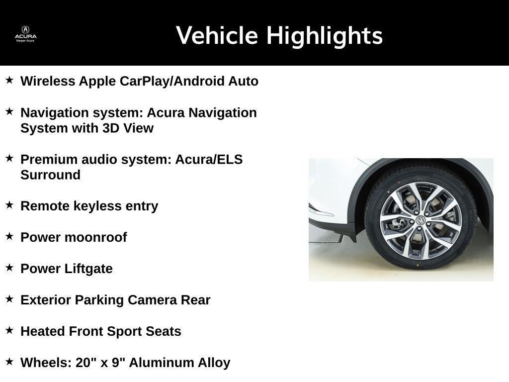 used 2023 Acura MDX car, priced at $40,189
