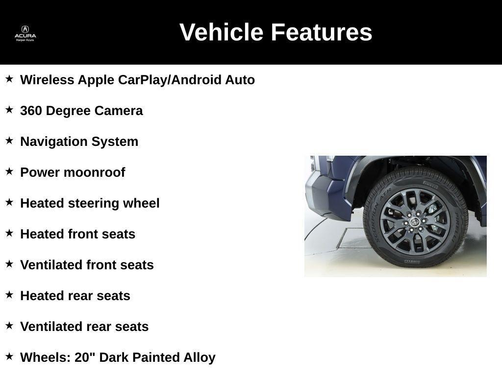 used 2023 Toyota Tundra car, priced at $52,672