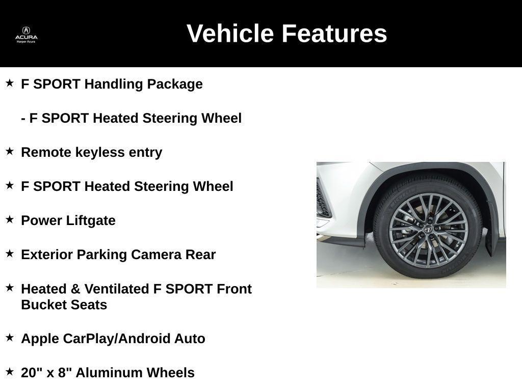 used 2022 Lexus RX 350 car, priced at $44,353