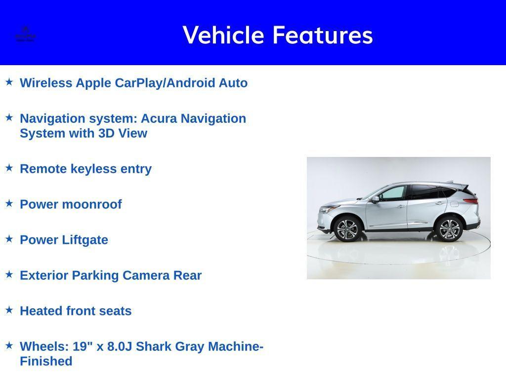 used 2025 Acura RDX car, priced at $45,908