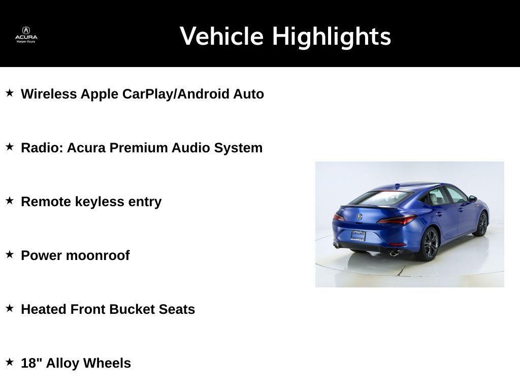 used 2023 Acura Integra car, priced at $30,245