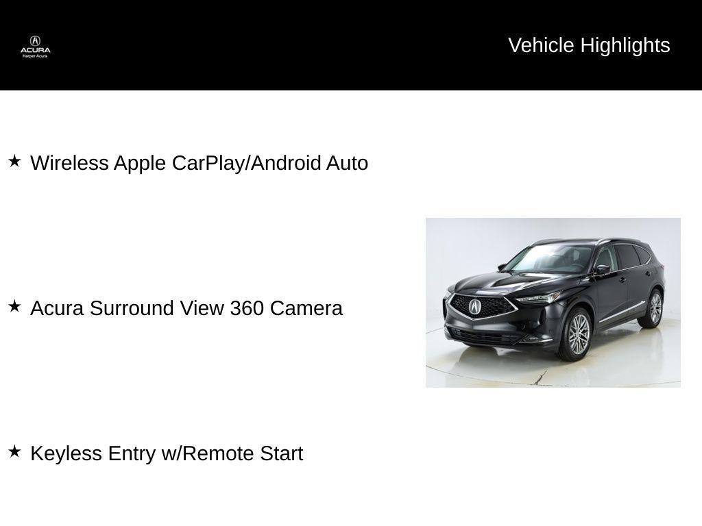 used 2022 Acura MDX car, priced at $45,377