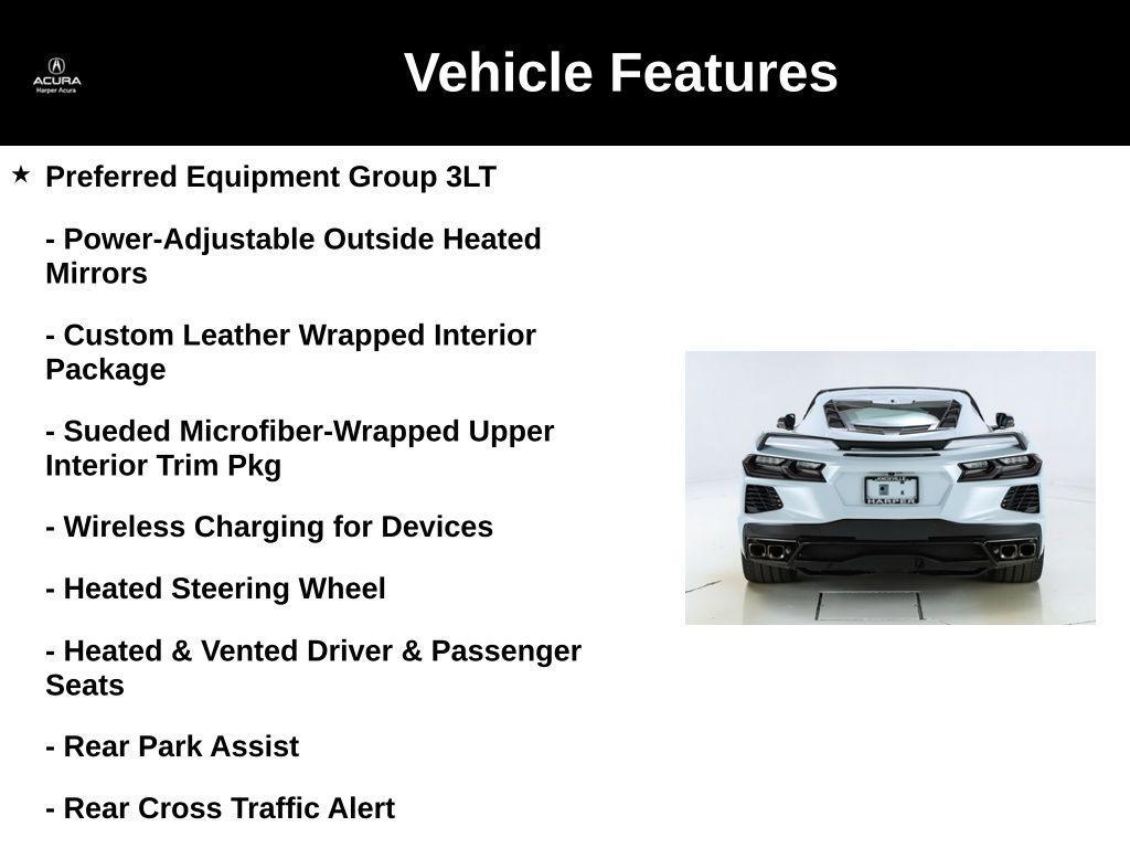 used 2022 Chevrolet Corvette car, priced at $66,967