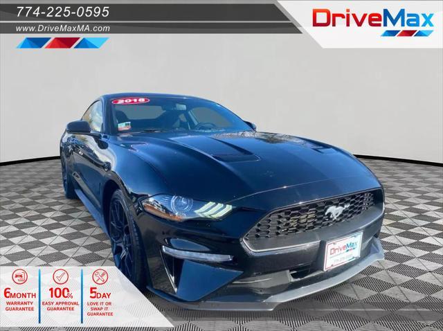 used 2018 Ford Mustang car, priced at $19,199