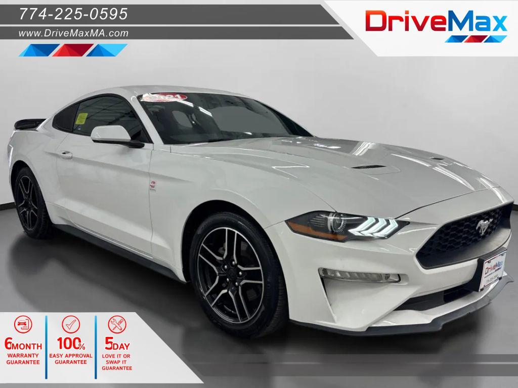 used 2021 Ford Mustang car, priced at $22,599