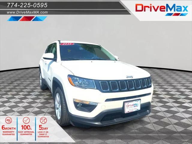 used 2021 Jeep Compass car, priced at $16,499