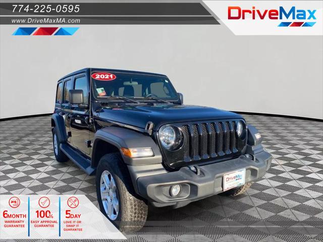 used 2021 Jeep Wrangler Unlimited car, priced at $28,599