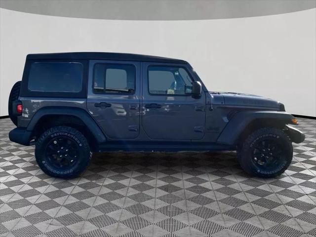 used 2021 Jeep Wrangler Unlimited car, priced at $31,599