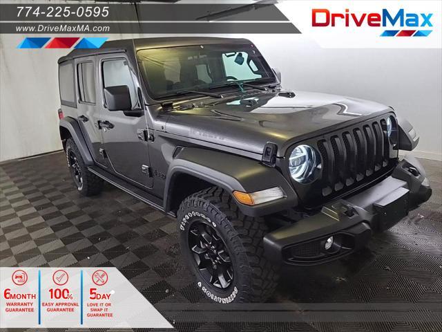 used 2021 Jeep Wrangler Unlimited car, priced at $33,399