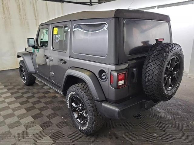 used 2021 Jeep Wrangler Unlimited car, priced at $33,399