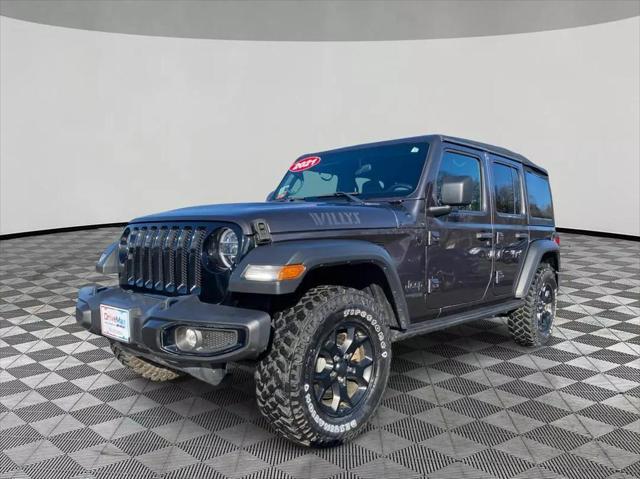 used 2021 Jeep Wrangler Unlimited car, priced at $31,599