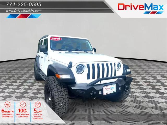 used 2018 Jeep Wrangler Unlimited car, priced at $21,899