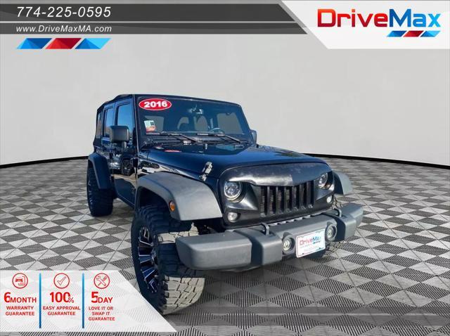 used 2016 Jeep Wrangler Unlimited car, priced at $18,799