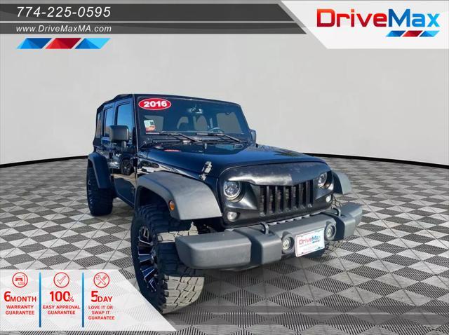 used 2016 Jeep Wrangler Unlimited car, priced at $17,999