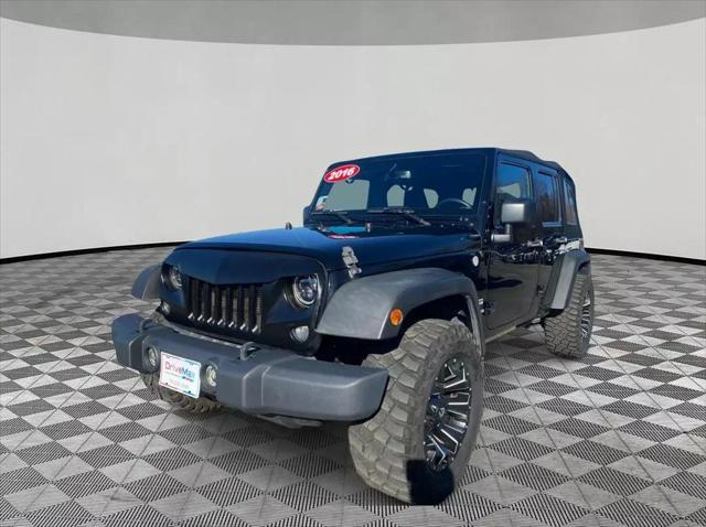 used 2016 Jeep Wrangler Unlimited car, priced at $18,799