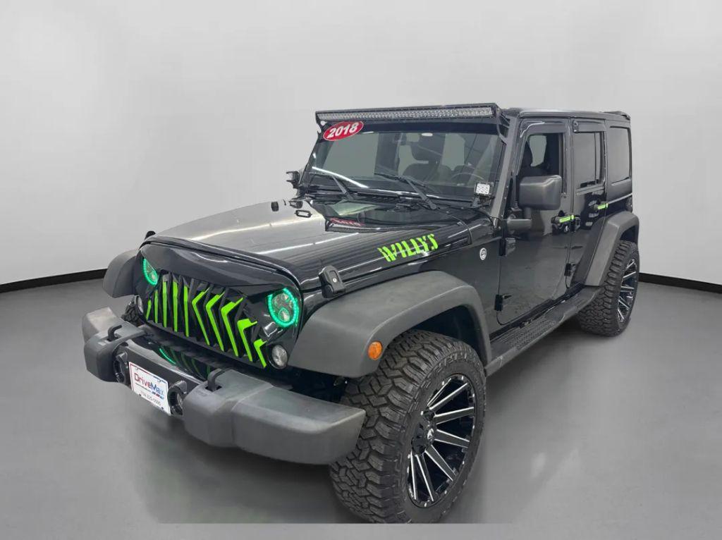 used 2018 Jeep Wrangler JK Unlimited car, priced at $20,999