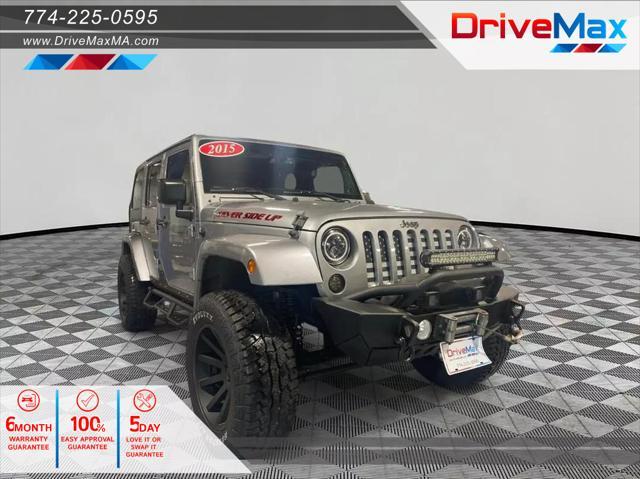 used 2015 Jeep Wrangler Unlimited car, priced at $22,599