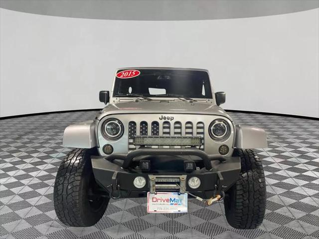 used 2015 Jeep Wrangler Unlimited car, priced at $22,899