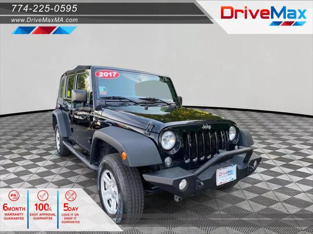 used 2017 Jeep Wrangler Unlimited car, priced at $19,499