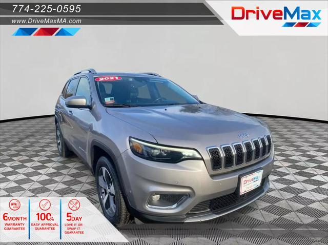 used 2021 Jeep Cherokee car, priced at $22,199