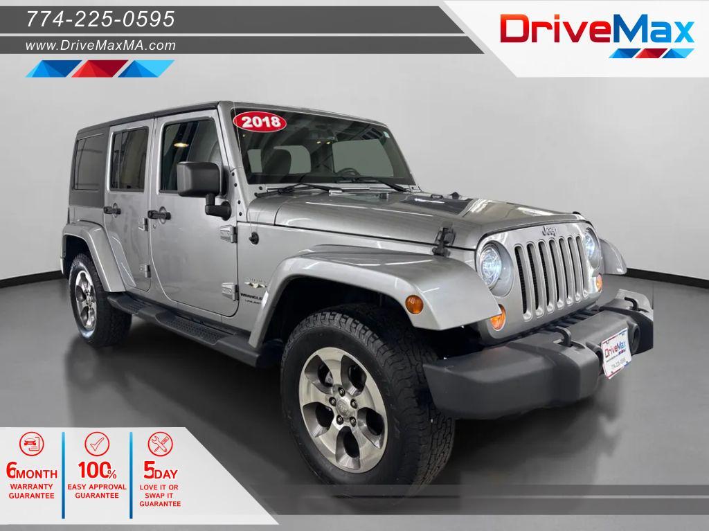 used 2018 Jeep Wrangler JK Unlimited car, priced at $17,199