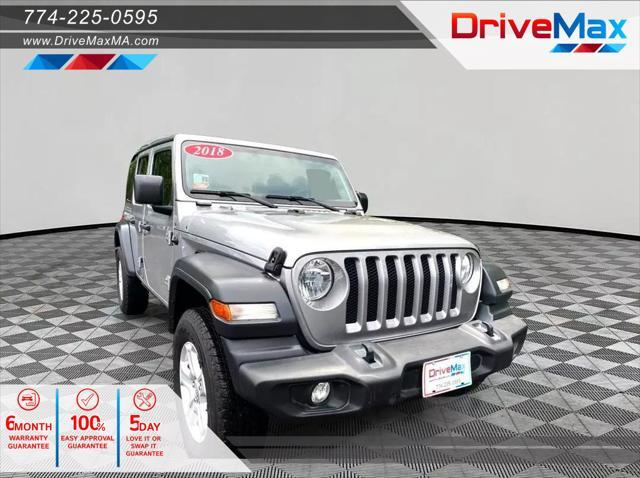 used 2018 Jeep Wrangler Unlimited car, priced at $22,699