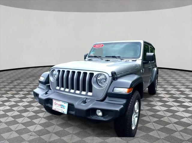 used 2018 Jeep Wrangler Unlimited car, priced at $20,999