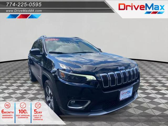 used 2021 Jeep Cherokee car, priced at $21,799