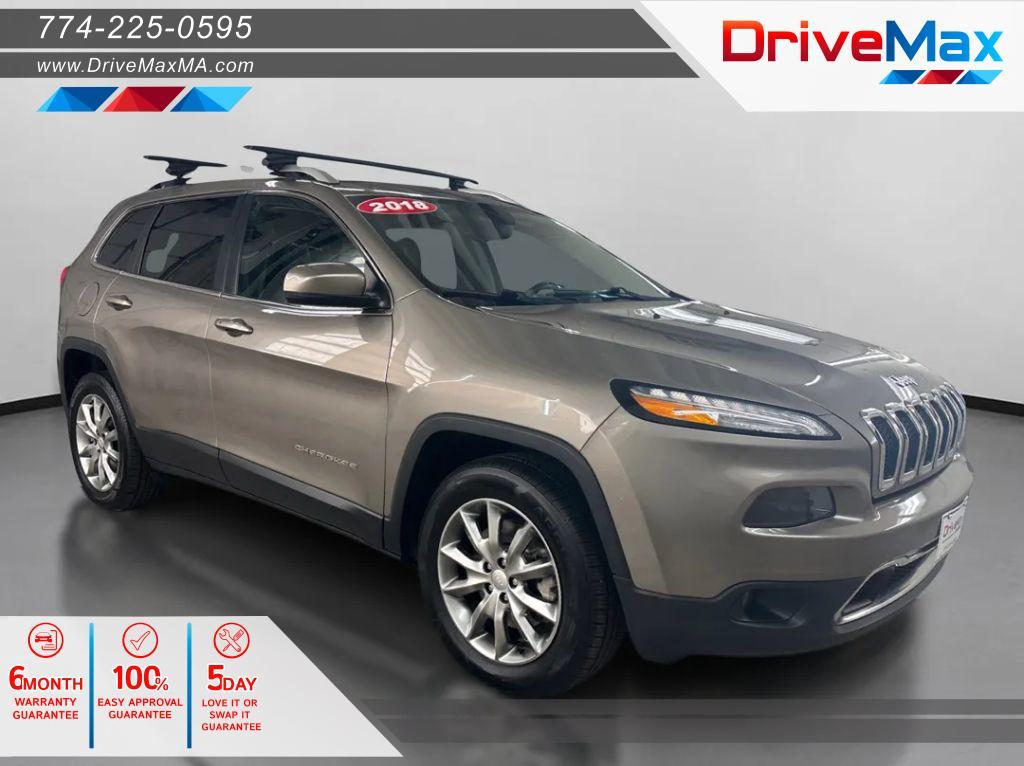 used 2018 Jeep Cherokee car, priced at $12,599