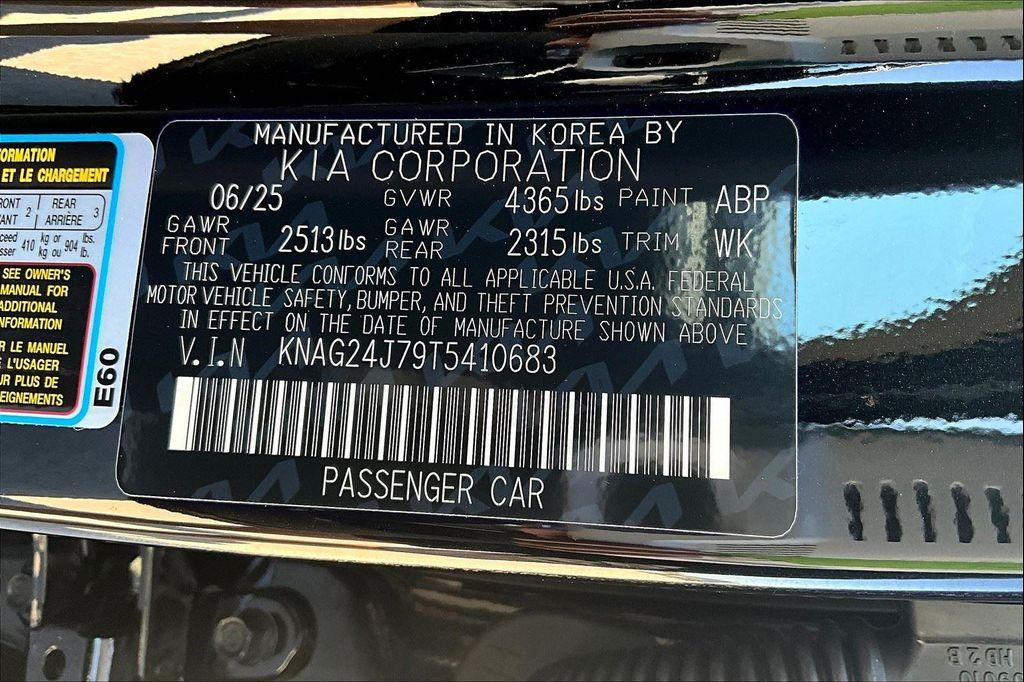 new 2026 Kia K5 car, priced at $28,565