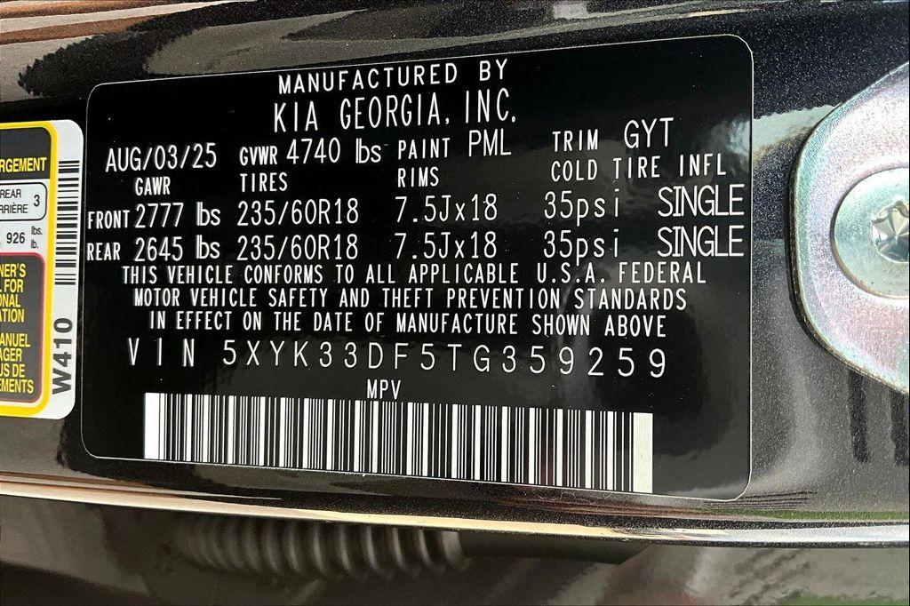 new 2026 Kia Sportage car, priced at $33,205