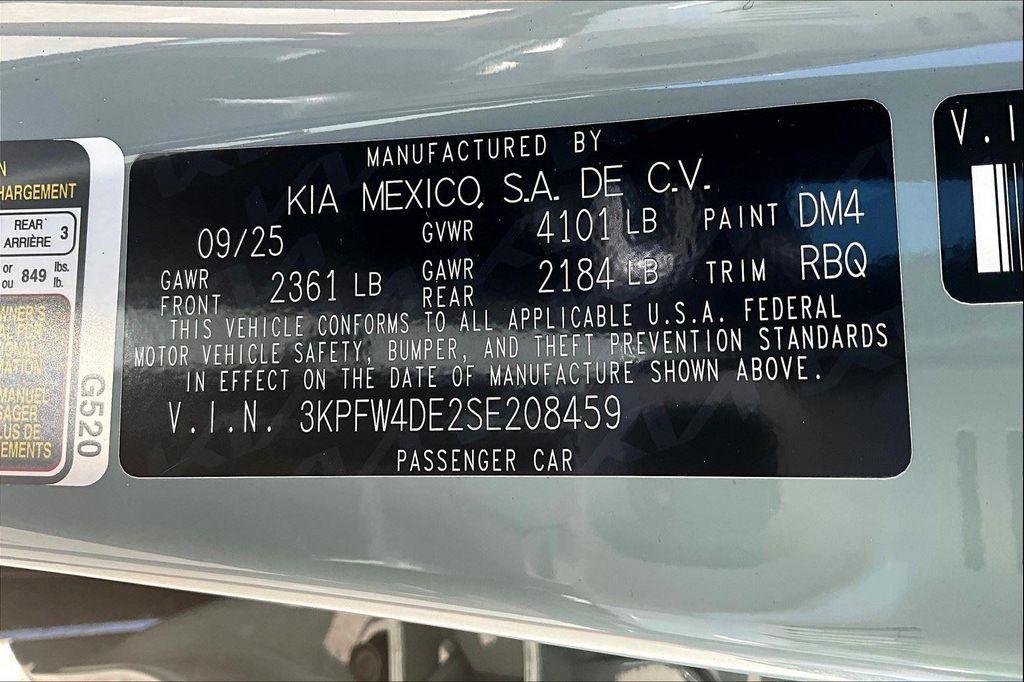 new 2025 Kia K4 car, priced at $27,265