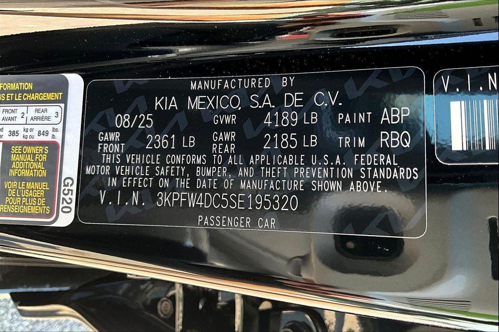 new 2025 Kia K4 car, priced at $31,780