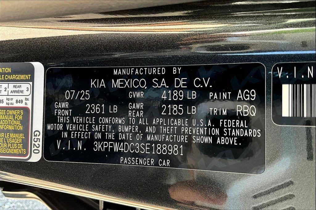 new 2025 Kia K4 car, priced at $31,760