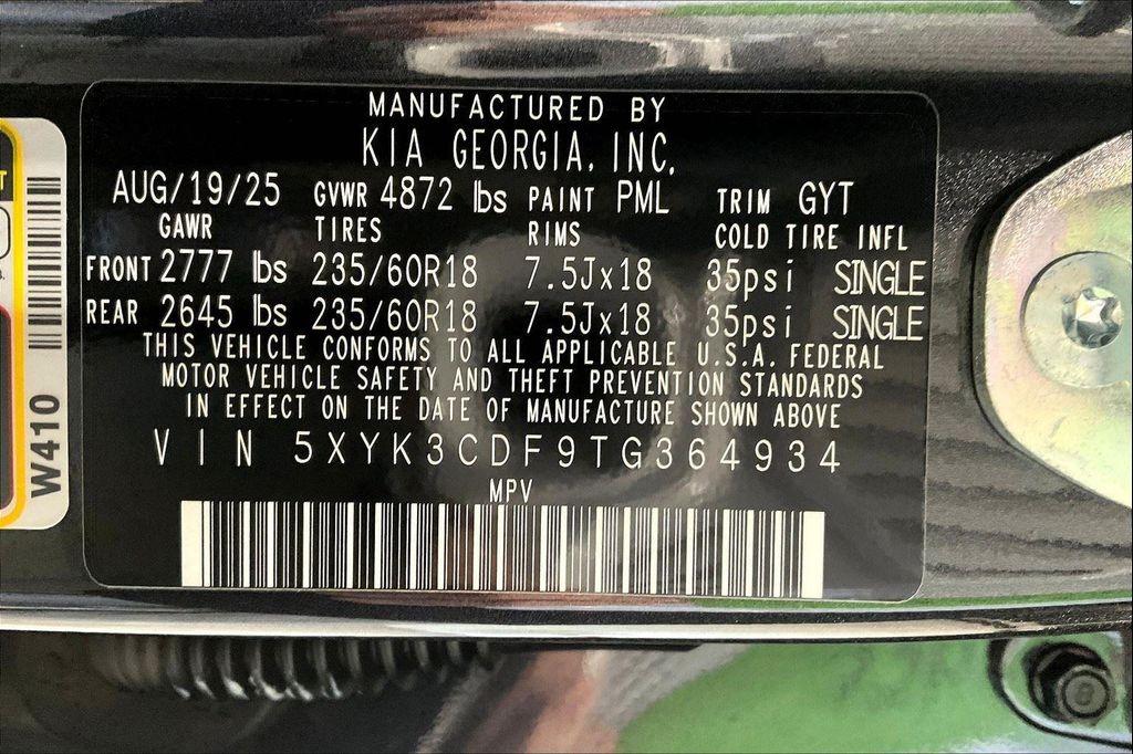 new 2026 Kia Sportage car, priced at $34,955