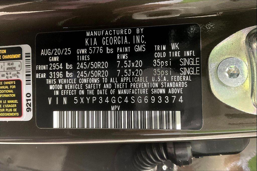 new 2025 Kia Telluride car, priced at $43,760