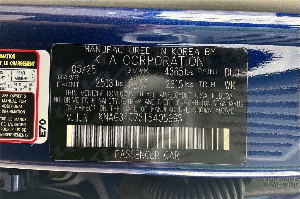 new 2026 Kia K5 car, priced at $36,065