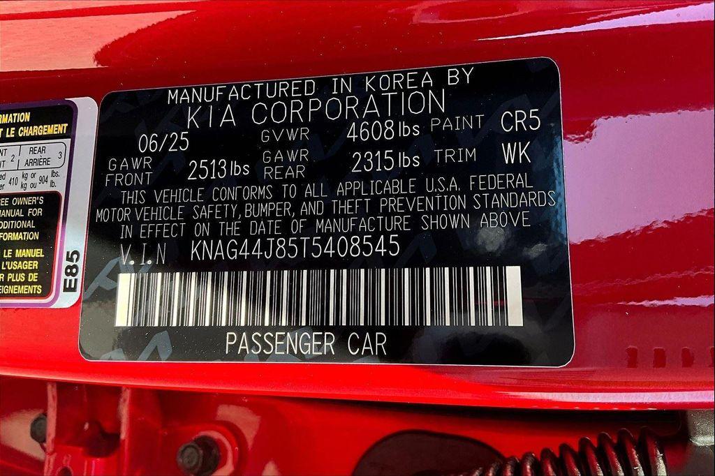 new 2026 Kia K5 car, priced at $39,745