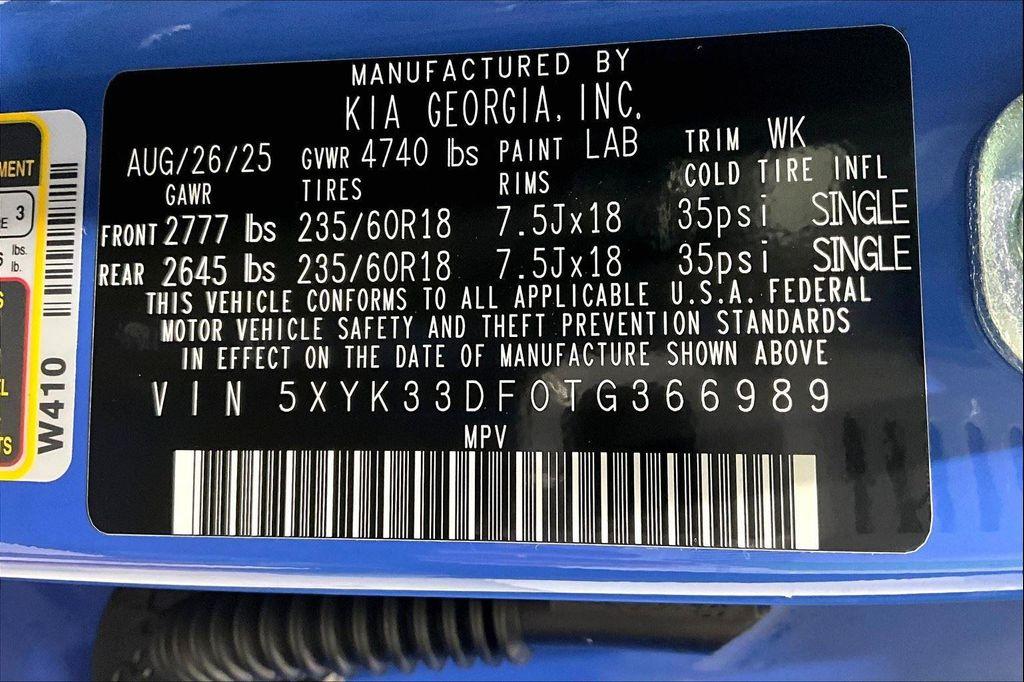 new 2026 Kia Sportage car, priced at $33,455